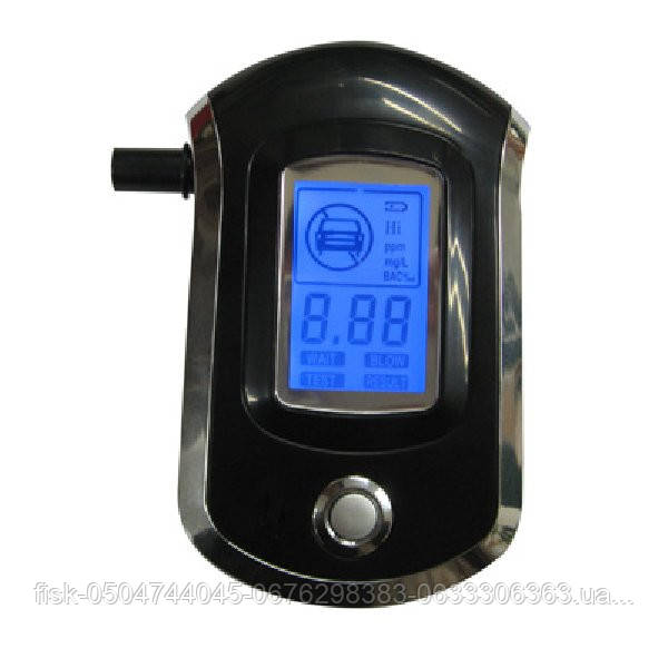 Персональний алкотестер ALT-09 з напівпровідниковим датчиком, LCD-дисплеєм і роз'ємом для заряджання