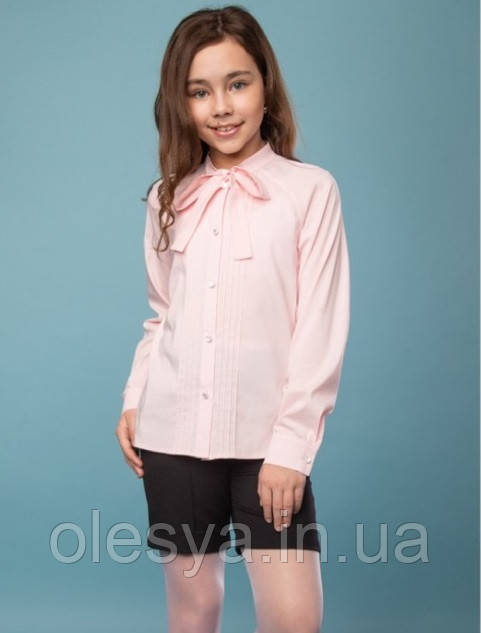 Блуза с завязками для девочек Matilda тм Brilliant Размеры 122, 140, - фото 1 - id-p970753929