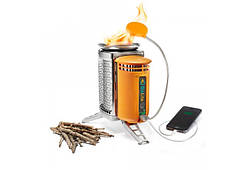 Пальник-зарядка на дровах з ліхтариком-підсвіткою BioLite Campstove with Flexlight