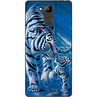 Чохол силіконовий бампер для Huawei Honor 6с Pro з малюнком Тигри