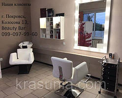 Парикмахерская мойка Orlando, парикмахерское кресло ORLANDO, парикмахерская тележка COIFFEUR
