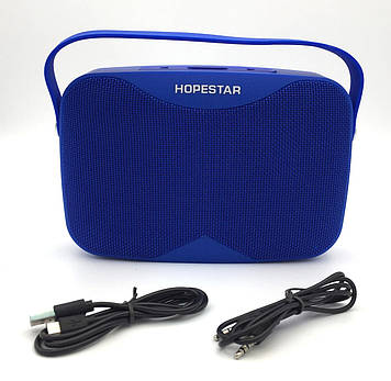 Колонка Bluetooth HOPESTAR H35 Синя