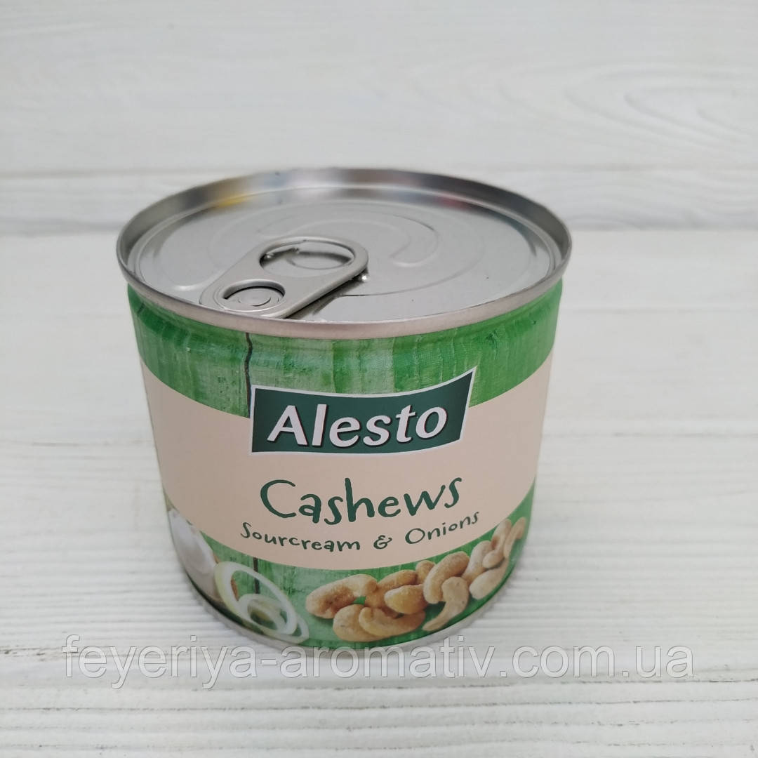 Горіхи кеш'ю з цибулею Alesto Cashews Sourcream&Onions 150г (Німеччина)