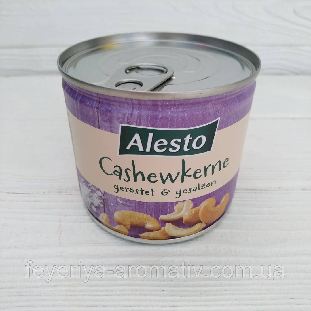 Солоні горішки кеш'ю Alesto Cashewkerne gerostet&gesalzen 150гр (Німеччина)