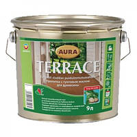 Масло для террас Aura Terrace (бесцветный), 9 л