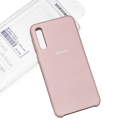 Silicone Case Premium на Samsung A30s Sand Pink, фото 1