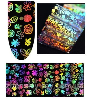 Фольга голографічна переводна для нігтів