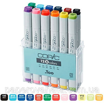 Набір маркерів Copic Marker Set Basic B 12 шт/уп (2007502)
