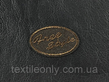 Нашивка Free Style колір коричневий 40x24 мм, фото 1