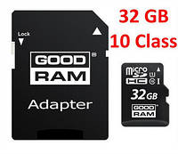 32GB 10 Class Карта памяти GoodRam для видеорегистраторов и GPS навигаторов