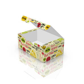 Картонна упаковка снек бокс Міні Світла (50шт/уп)