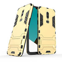 Чохол для OnePlus 6 Hybrid Armored Case золотий