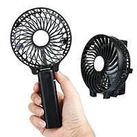 Вентилятор з ручкою міні Handy Mini Fan, вентилятор USB чорний