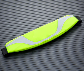 Спортивна сумка на пояс для телефона зі світловідбивачами