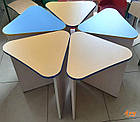 Фігурний стіл "Ромашка" Трикутний, фото 6