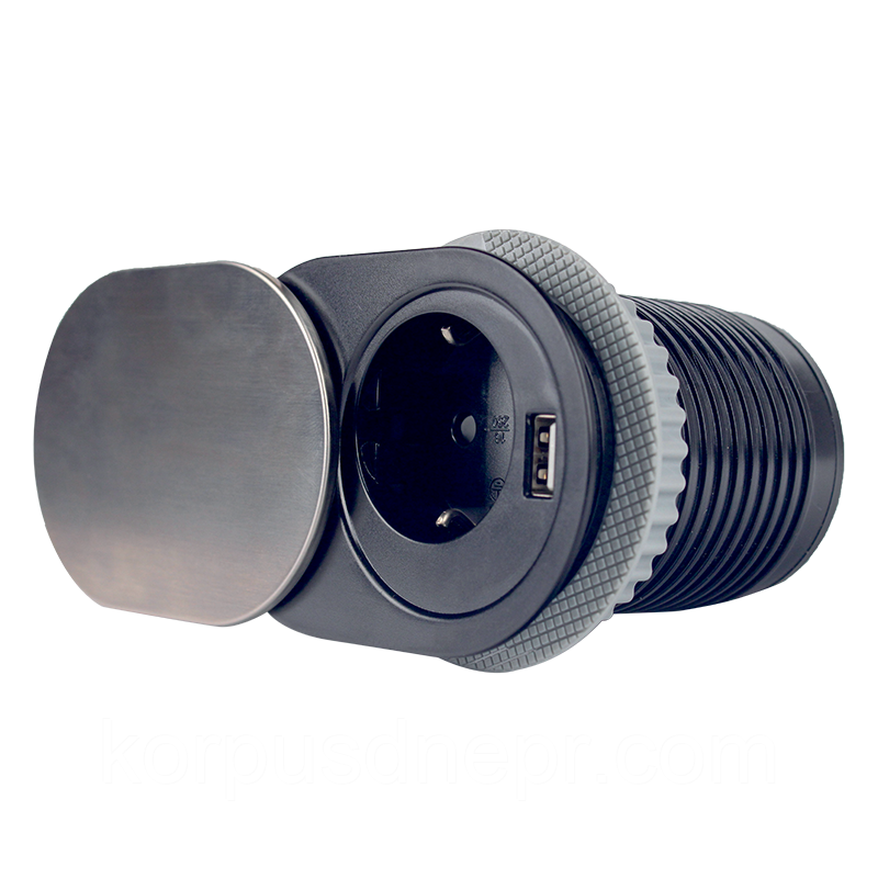 Компактна меблева розетка EH-AR-304