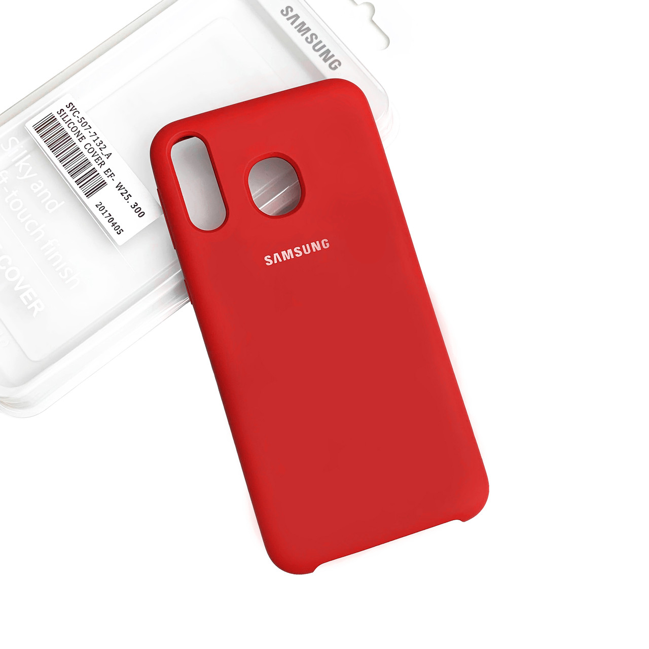 Силіконовий чохол Samsung A40 (A405) Soft-touch Red