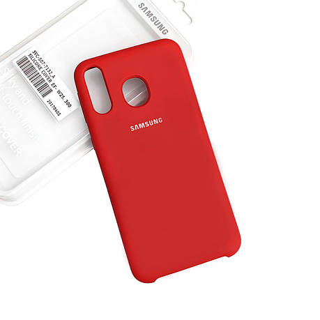 Силіконовий чохол Samsung A40 (A405) Soft-touch Red, фото 2