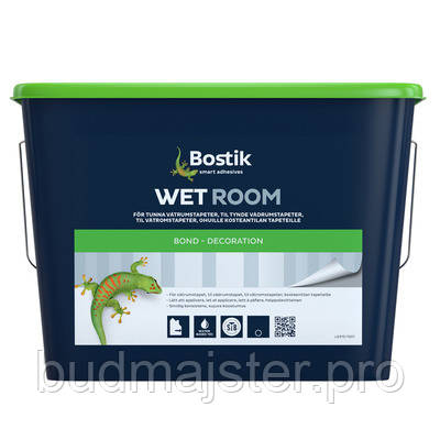 Клей універсальний Bostik Wet Room (78) для вологих приміщень, 15 л