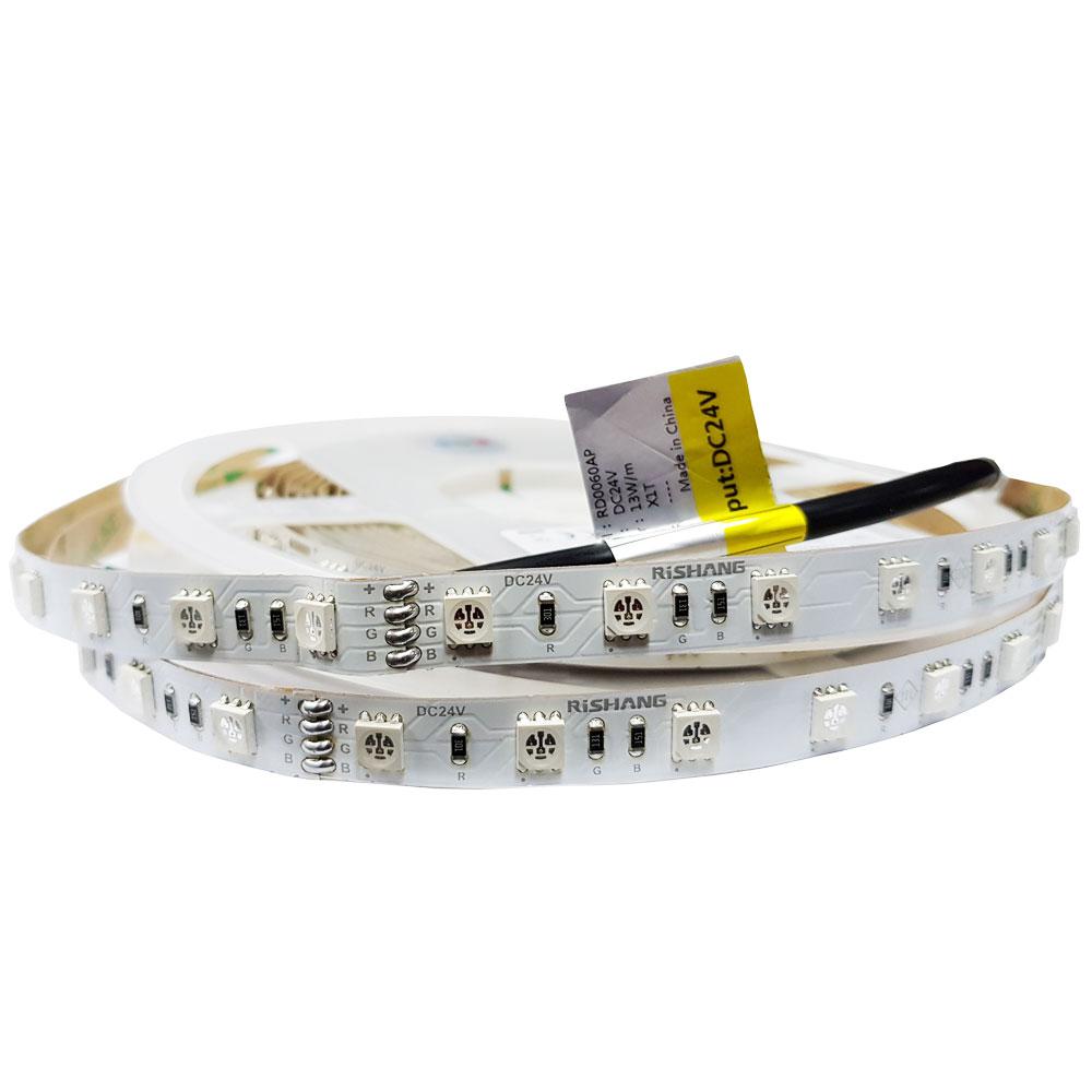 Світлодіодна стрічка RISHANG 5050/60 12.9 Вт 24В IP33 10мм RGB