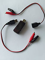 USB тестер 7 in1 QC2.0 3,0 4-30V вимірювач струму напруги споживаної енергії + кабель