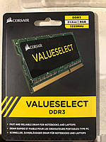 Память Corsair 4Gb So-DIMM PC3-10600S DDR3-1333 1.5v (CMS08GX3M2A1333C9)