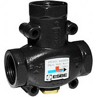 Термостатический трехходовой смесительный клапан ESBE VTC511 Rp 1 1/4" 65°C