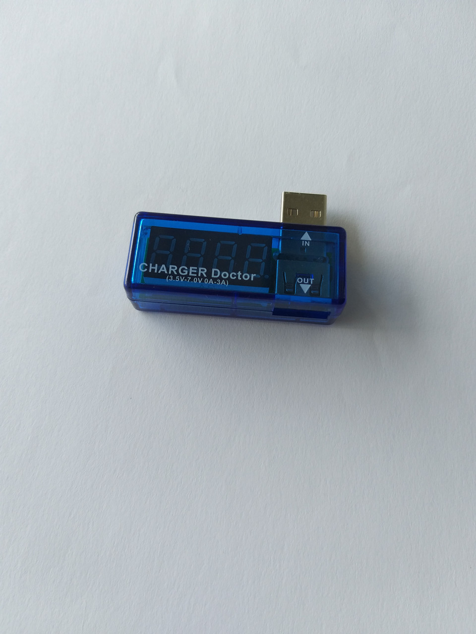 USB тестер напруги та струму Keweisi KWS-V20, вимірювання 3-7V, ЖК дисплей
