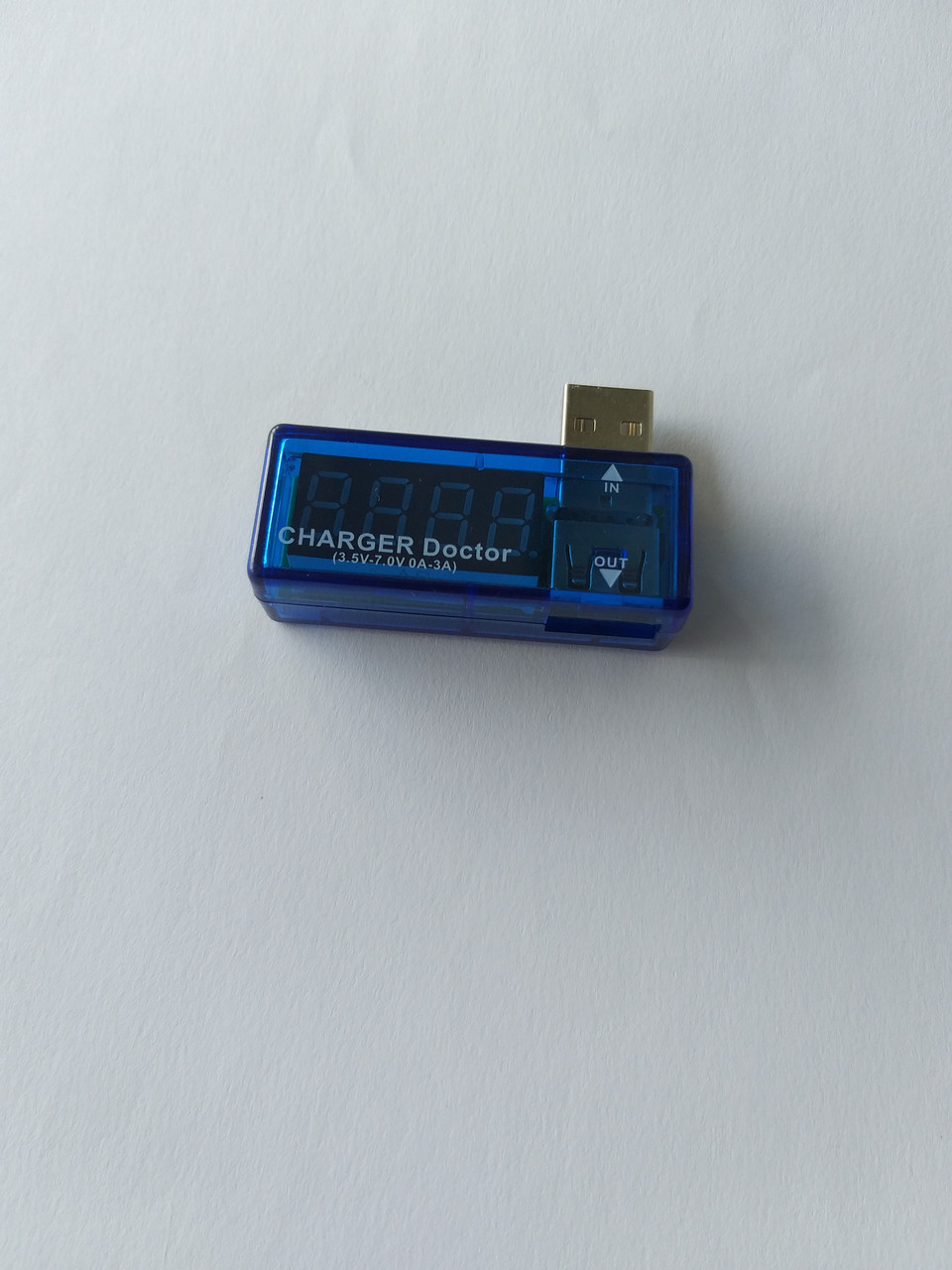 USB тестер вимірювач струму напруги (3-7V), фото 1