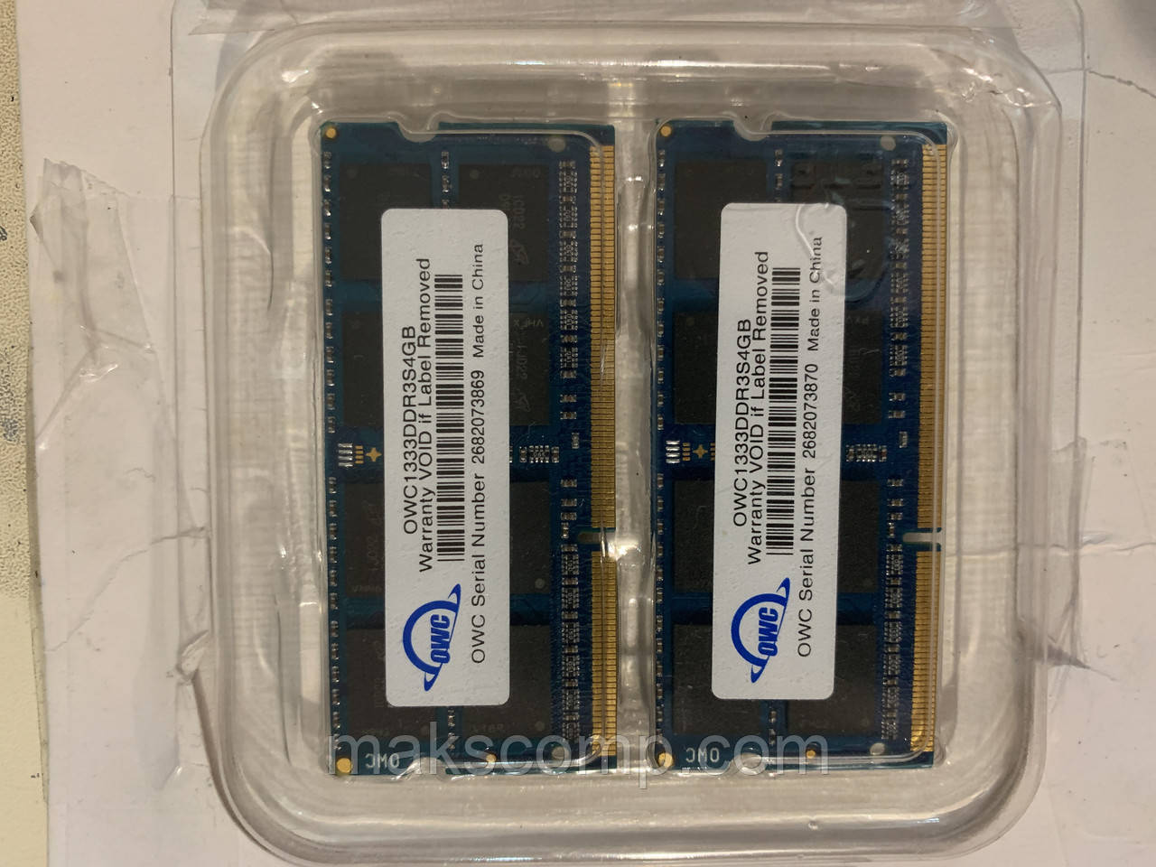 Пам'ять OWC 4Gb So-DIMM PC3-1333 DDR3-10600S