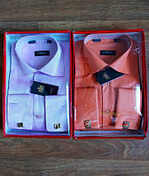 Рубашка мужская с запонками,интернет магазин,класические мужские рубашки M-39-40