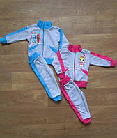 Детский спортивный костюм теплый, кофта и штаный - комплетк для мальчика / девочки на байке