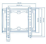 Кронштейн для кріплення TV Walfix TV-10B, фото 2
