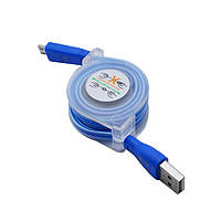 Світлодіодний телескопічний micro USB кабель 75 см