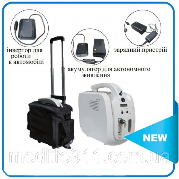 Оренда Кисневого концентратора JAY1 з акумулятором, переносний, фото 1