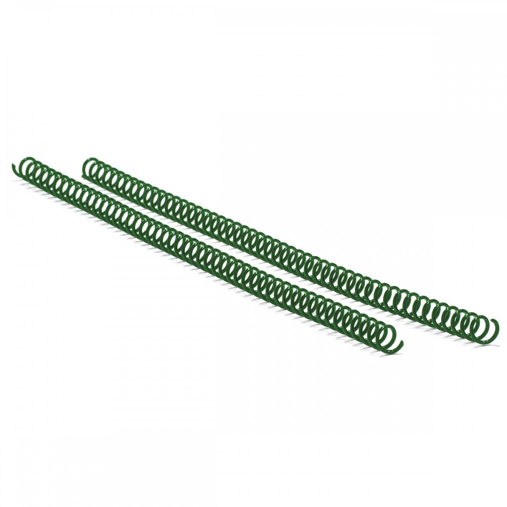 Спіраль пластикова Agent A4, 3:1, 9,5 мм, зелений, уп/100