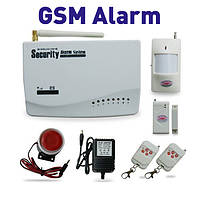  Комплект GSM охоронної сигналізації, РУДНА прошивка, для дому 