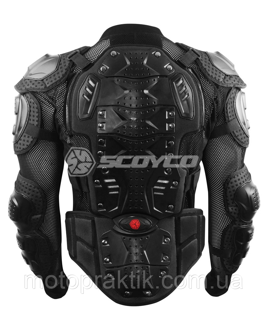 SCOYCO Titan Body Armor Black, L Мотозащита тела (черепаха защитная) - фото 2 - id-p380154902