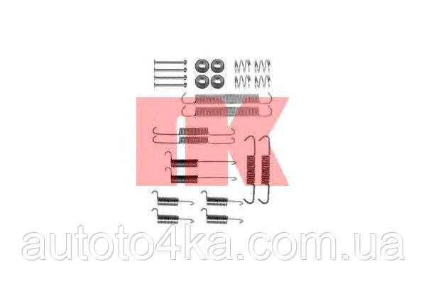 Монтажний комплект задніх барабанних гальмівних колодок NK 7947712