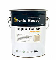 AQUA COLOR - UV-protect Акриловая лазурь для дерева Bionic-House 2,5л