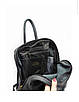 Жіночий рюкзак шкіряний підліток в школу для дівчинки модний Katana чорний, фото 3