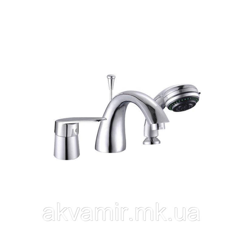 Змішувач Potato P1109 на борт ванни (врізний) хром, фото 1