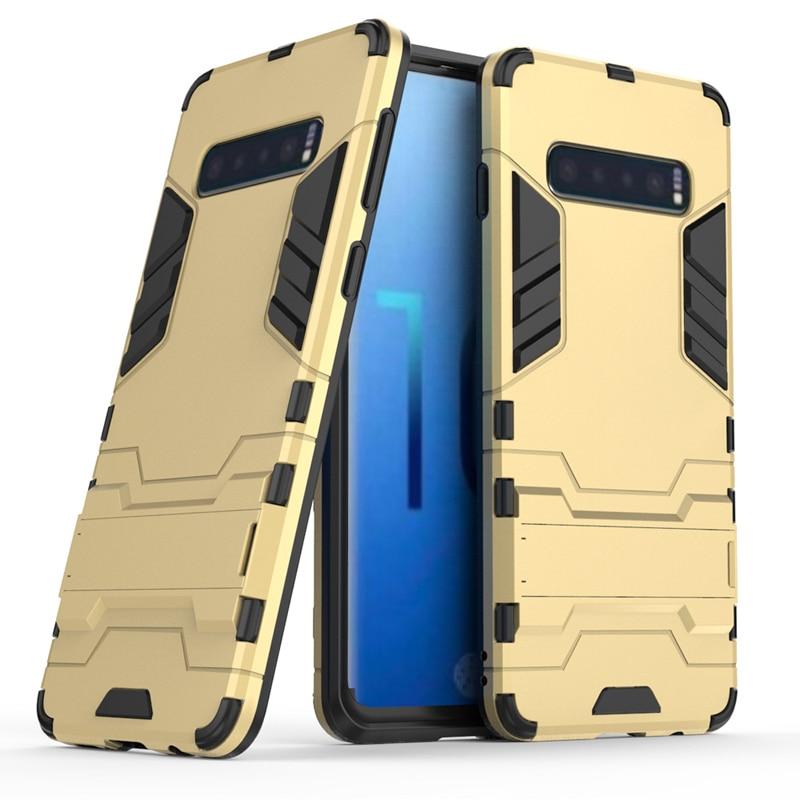 Чохол для Samsung Galaxy S10 / G973 Hybrid Armored Case золотий