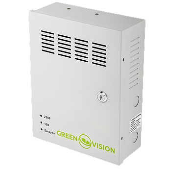 Джерело безперебійного живлення Green Vision GV-UPS-H 1204-3A-B-L (без акумулятора)