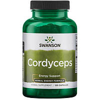 Кордицепс Cordyceps 600мг 120 капсул Swanson Premium