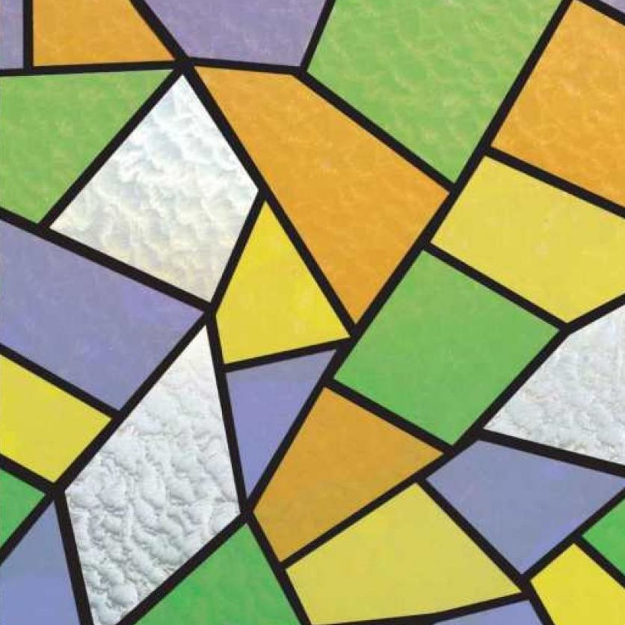 Самоклеющаяся витражная пленка Мозаика разноцветная для стекол, PATIFIX 45 cm, Самоклейка декоративная - фото 1 - id-p507599418