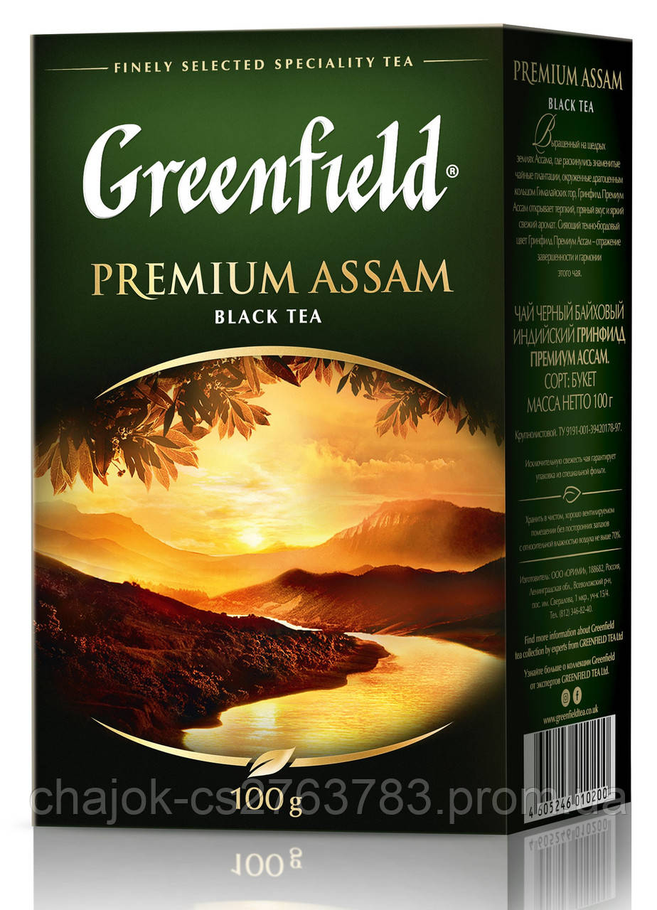 Чай Greenfield Premium Assam листовий 100г. (ID#544012753), цена: 43 ...
