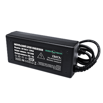 Імпульсний блок живлення GV-SAS-C 12V5A (60W) з вилкою