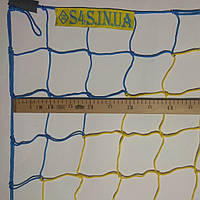 Сітка-гаситель для футзалу, гандболу «СТАНДАРТ» жовто-синій (комплект з 2 шт.), фото 1