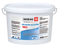 Краска эластичная HAERING SILOXAN-ELASTIK D1225 фасадная белая - база 1 12,5л